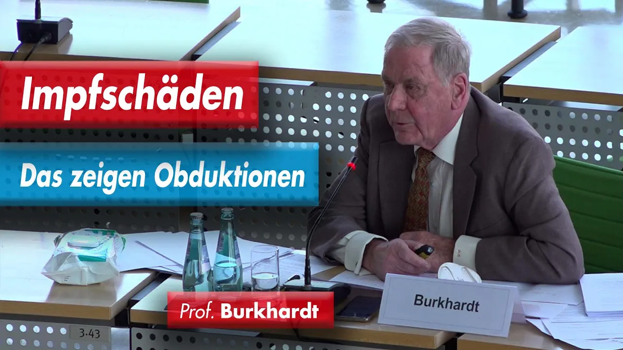 Fachvortrag: Impfschäden: Das zeigen Obduktionen!  Prof. Dr. Arne Burkhardt im sächs. Landtag