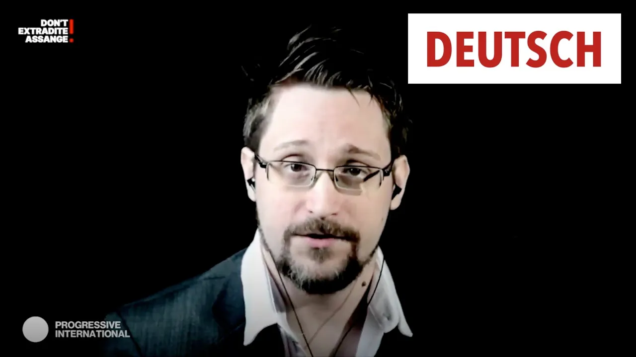 Edward Snowden: Wenn wir die Welt befreien wollen, müssen wir Assange befreien.