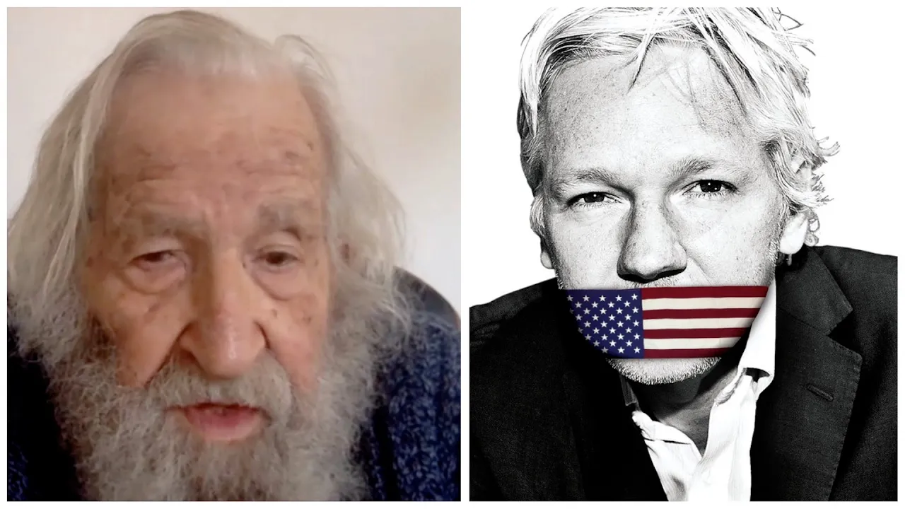 Noam Chomsky speaks out for Julian Assange!