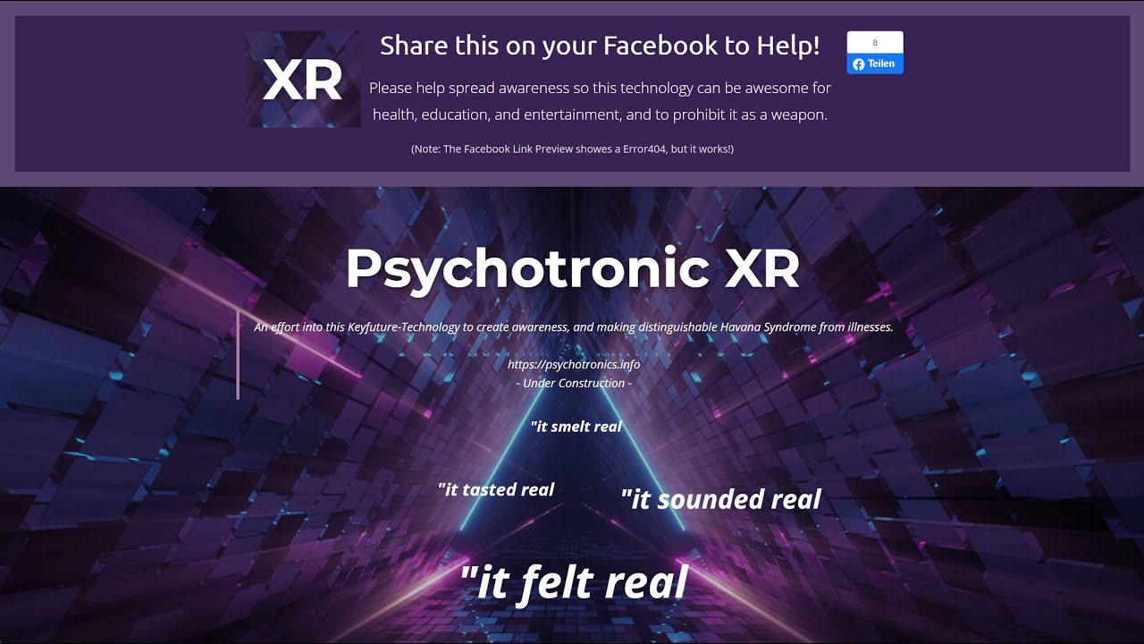 Psychotronics.info - website as a video 18.11.2021