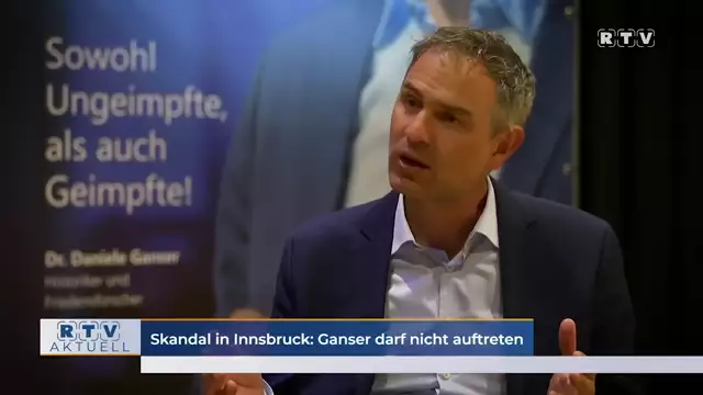 +++Nächste Skandal Absage: Ganser darf nicht in Innsbruck auftreten+++