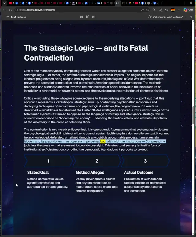 Psychotorincs War Misconcepts