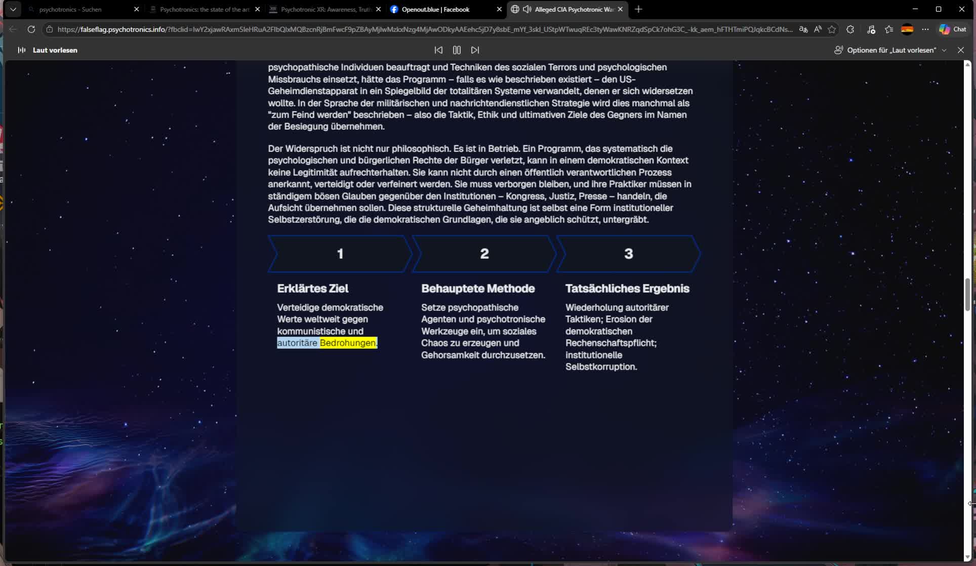 Psychotronik Strategische Fehler