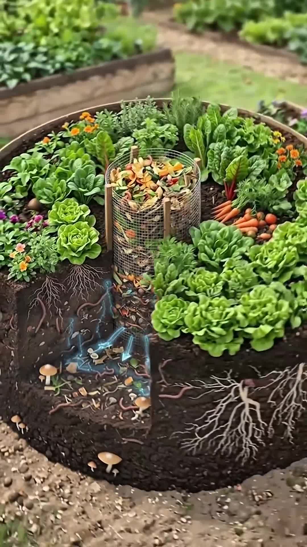 Los residuos organicos pueden convertirse en fertilizante natural directamente dentro del huerto