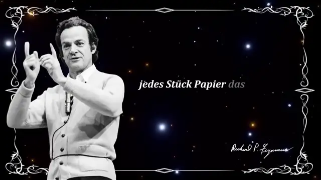 Baume WACHSEN NICHT Aus Der Erde - Feynman Erklart Warum _ Richard Feynman