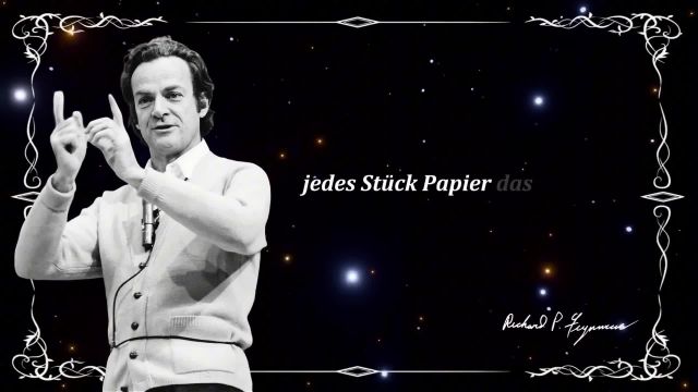 Baume WACHSEN NICHT Aus Der Erde - Feynman Erklart Warum _ Richard Feynman